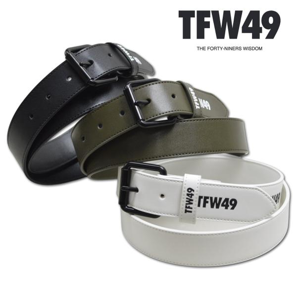 TFW49 ベルト メンズ ゴルフ ゴルフウェア RUBBER BELT 白 黒
