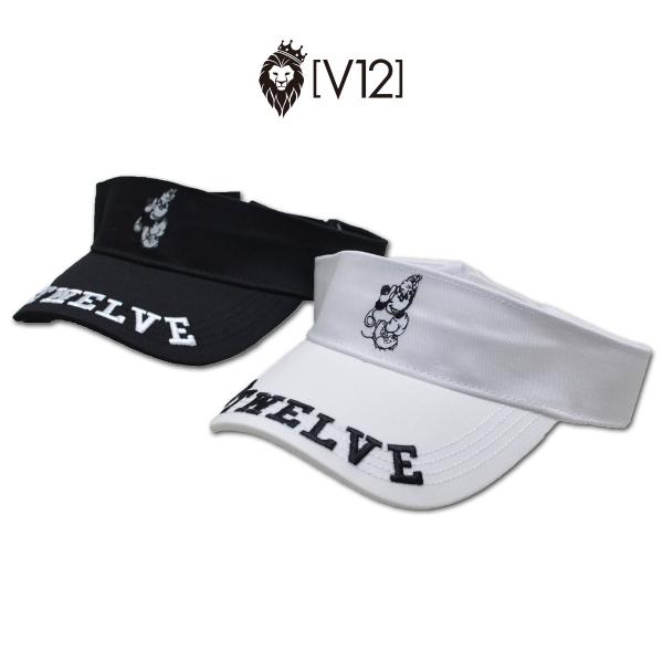 初回特典付 V12 ゴルフ ヴィ トゥエルブ Mickey Visor メンズ レディース サンバイザー ミッキーマウス ロゴ 刺繍 ディズニー Golf ファッション スポーツ アウトドア カジュアル V Cp02 全品送料無料 Agribiz Kenyacic Org