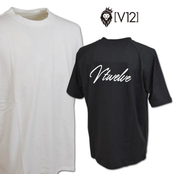 V12 半袖Tシャツ ゴルフ ゴルフウェア HICKY TEE メンズ 春夏用 黒 白 L LL 3L v122610ts02