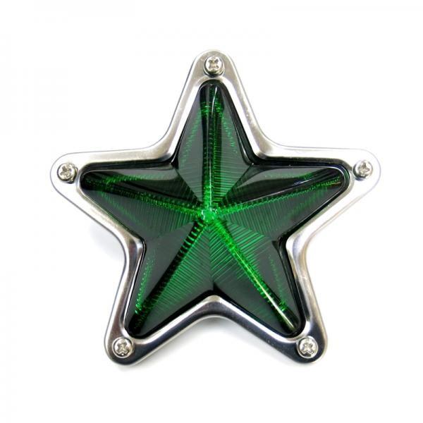 星型マーカーランプ グリーン(24V5Wヒューズ球付) トラック用品 AS