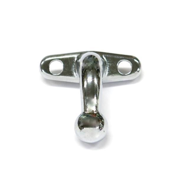 トラック荷台用のロープフックT型鋳物三価メッキ製サイズ:ヨコ53mmタテ47mmネジ間サイズ:35mmネジ穴サイズ:7パイ<注意事項>ボルトは付属しておりません。毎走行前に必ず緩み、異常がないか確認して下さい。定期的に異常が無い...