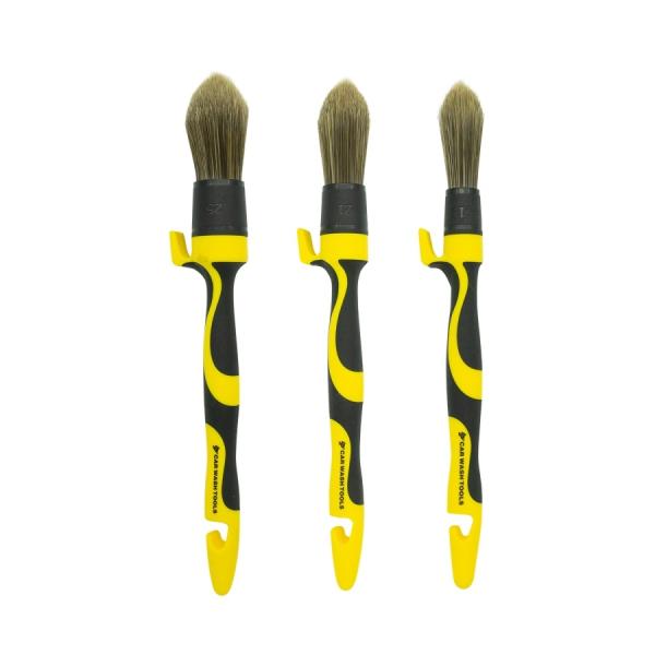 他サイト： トラック 洗車用品 極 ディティールブラシ S/M/Lサイズ 3本セット B&amp;Y CWK-007 トラック用品 6970007 トラックの洗車におすすめの商品画像