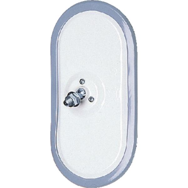 DI-40 小判 サイドミラー D200ダイトープレス●寸法：208×108●有効寸法：185×85●曲率半径：R600●材質：V.T●レンズ：L-001●枠：V-004G