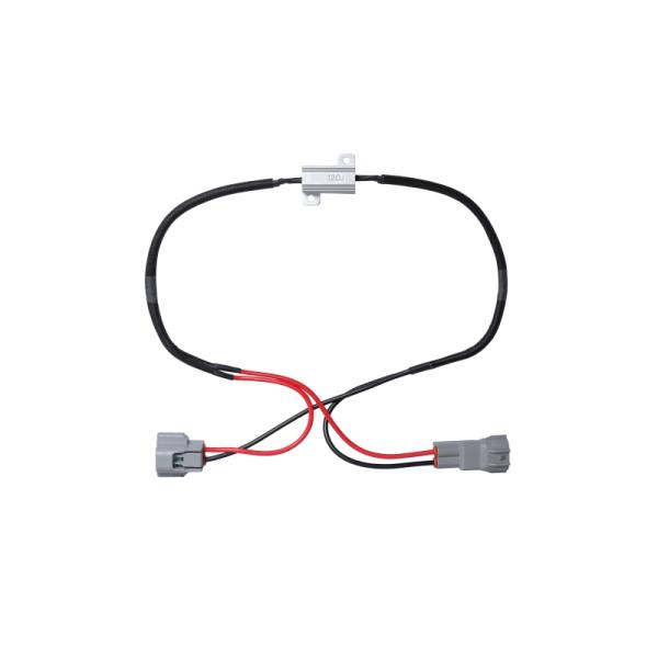 527996 ナンバー灯用ウォーニングキャンセラー 12Vキャンター用ふそう2ｔ '20キャンター/ブルーテックキャンター用のナンバー灯専用ウォーニングランプキャンセラー。ナンバー灯のバルブをLEDに交換した際に点灯してしまう警告灯をキャン...