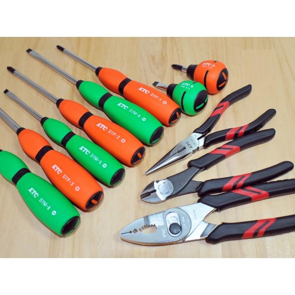 KTC ソフトドライバー 8本 ラジペン ニッパー プライヤー セット KTC ソフトドライバー 8本 ラジペン ニッパー プライヤー セット