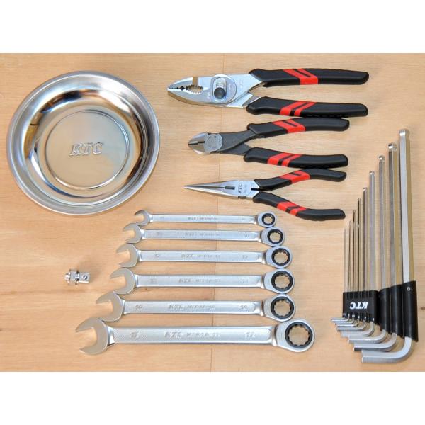 KTCラチェットセット 12.7sq.ソケットレンチセット[19点] | KTCツールオフィシャル