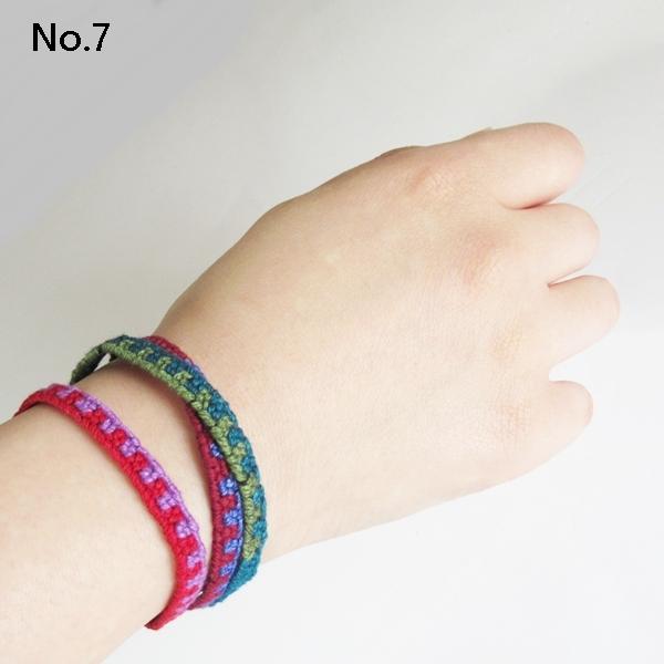 再再販 編み込み ミサンガ アンクレット ブレスレット 3個セット レディース メンズ つけっぱなし カラフル 送料無料 Aynaelda Com