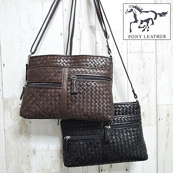 ショルダーバッグ レディースバッグ セカンドバッグ PONY LEATHER 