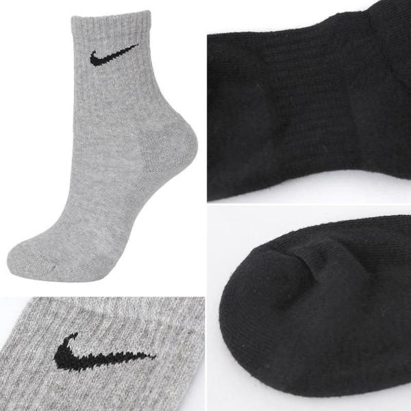 ナイキ レディース ソックス 正規逆輸入品 3足セット Sx7664 Nike クルーソックス クッション 靴下 エブリデイ 3p 送料無料