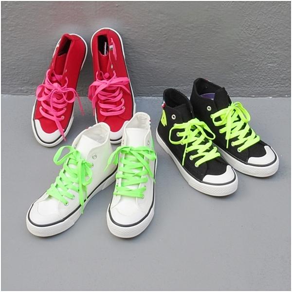 スニーカー レディーススニーカー ハイカット ポップ カジュアルシューズ 靴 黒 レッド ホワイト 23 0cm 23 5cm 24 0cm 24 5cm 送料無料 Sho033 Rovel 通販 Yahoo ショッピング