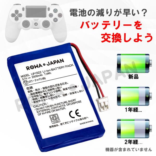 増量使用時間250 Up ソニー対応 Ps4 ワイヤレスコントローラ Lip1522 互換 バッテリー 16年以前発売のcuh Zct1シリーズ専用 ロワジャパン Buyee Buyee 日本の通販商品 オークションの代理入札 代理購入