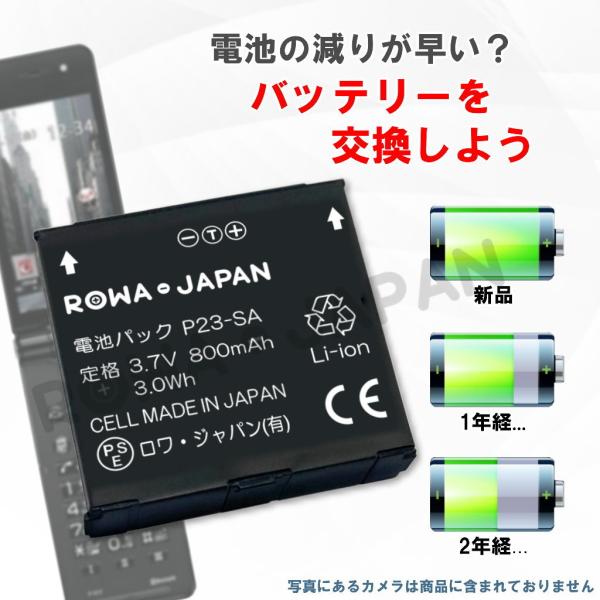 P23 互換 電池パック Ntt ドコモ P 06c P 04c P 03d P 01e P 01f 対応 ロワジャパンpseマーク付 Buyee Buyee 日本の通販商品 オークションの代理入札 代理購入