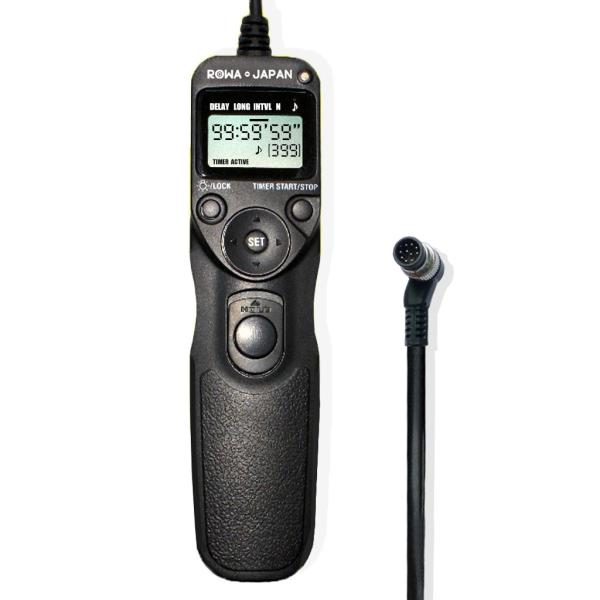 【互換品】 ニコン対応 MC-30 MC-36 シャッター リモコン コード レリーズ 液晶LCD タイマー機能付 撮影回数設定無制限 PDF説明書付 ロワジャパン