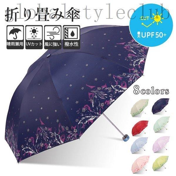 折りたたみ傘レディース晴雨兼用日傘ボタニカル柄花柄パステルカラーカラフルおしゃれuvカット遮光遮熱軽量撥水丈夫耐風手動 Rox Rox Store 通販 Yahoo ショッピング