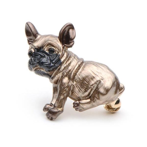 フレンチブルドッグブローチ ブローチ ピンズ 犬 ブルドック パグ
