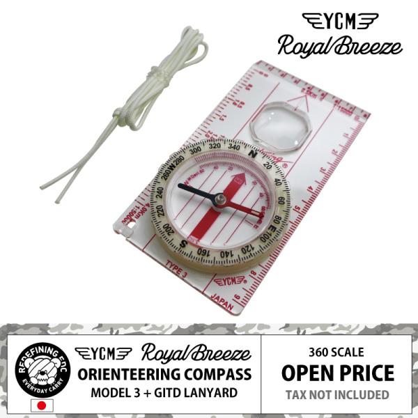 送料無料対象商品以外を同時にご購入した場合、送料が追加されます。YCM Orienteering Compass Type 3 / オリエンテーリングコンパス タイプ3Type1をベースに透明なプレートを長くして5倍ルーペ(20mm×20m...