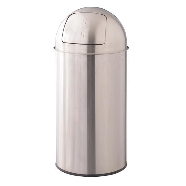 トラッシュカン 30l シルバー 丸型 ゴミ箱 ふた付き おしゃれ ごみ箱 ダストボックス プッシュ ステンレス Lfs 233sv ロイヤルギフトセンター 通販 Yahoo ショッピング