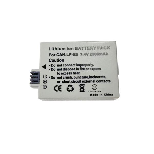 CANON  LP-E5 �݊��o�b�e���[ For EOS 450D 500D 1000D EOS Kiss F X2 X3�@�L���m�� LP-E5