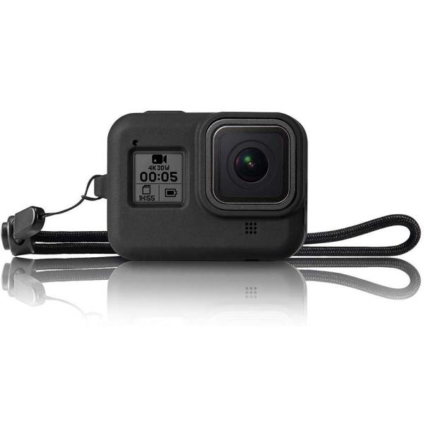 �������� GoPro Hero8 Black �Ή� �V���R���J�o�[�@�X�g���b�v�t���@���i�� �V���R���J�o�[ �V���R���v���e�N�^�[�@�V���R���P�[�X�@�Ռ��z���V���R���J�o�[