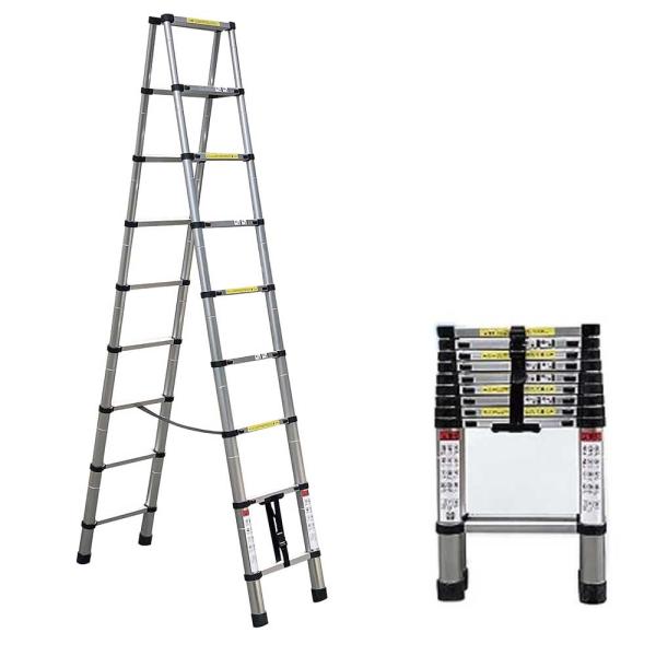 伸縮はしご 最長2.9m 耐荷重150kg 自動ロック royal-monster_10002338-26