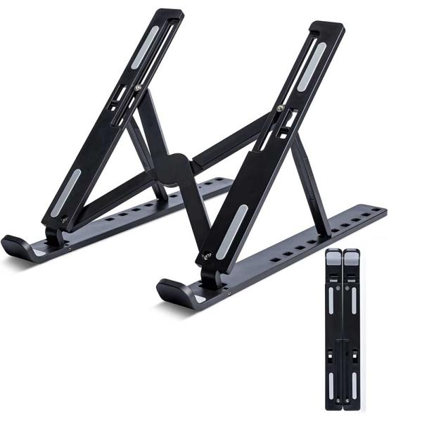 10段の角度調整で好きな高さに調節できます。正しい姿勢で目線を高め、肩や腰や首などの負担が軽減し長時間のデスクワークが快適になります。また、スタンドの上と下に付いているシリコンパットがPCを全面的を保護し、パソコンやタブレットが滑り落ちるの...