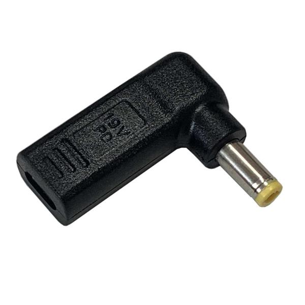 USB-C 入力 DC 5.5×2.5mm 急速充電アダプタ 5525対応 主に東芝 Lenovo ASUS acerノートパソコン PD 充電 変換アダプター