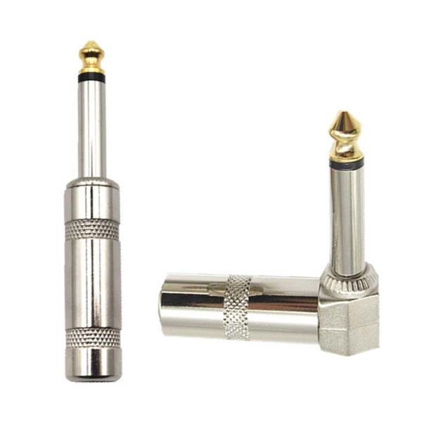 ステレオ標準プラグ 6.35mm モノラルフォンプラグ L型 パッチ ステレオ標準プラグ 6.35mm モノラルフォンプラグ L型 パッチ