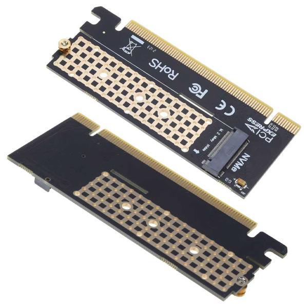 M2 カード PCIe X16 から M2 SSD NVME PCI-Express 拡張アダプタカードサポート SSD 2230/2242/2260/2280 M2 から PCIE X16 アダプタカード Pci-e から M2 コンバー...