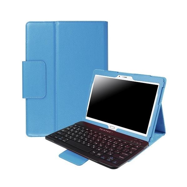 NTT docomo dtab d-01H/Hua��ei MediaPad M2 10.0��p PU���U�[�P�[�X�t�� Bluetooth �L�[�{�[�h�����{����͑Ή����S8�F