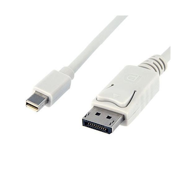 Mini DP to DP �ϊ��P�[�u�� Thunderbolt 1.8m �~�jDP �t���e���r Mac�Ή�