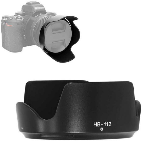 Nikon HB-112 可逆式 バヨネット レンズフード 花形 互換品   NIKKOR Z DX 12-28mm f/3.5-5.6 PZ VR レンズ対応  ニコン