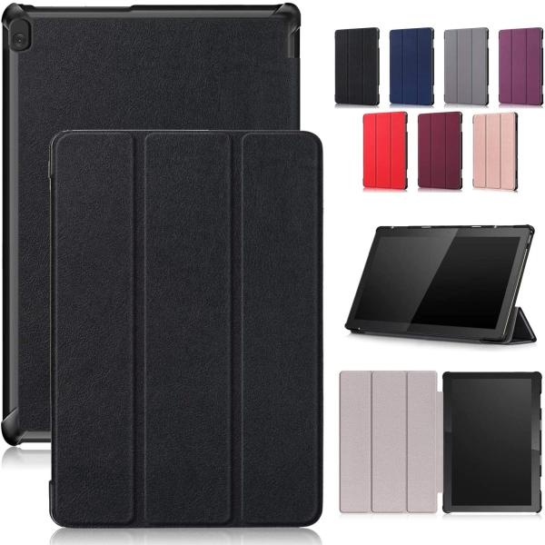 10.1�C���` / Lenovo Tab M10 (TB-X605F/L) / Lenovo Tab B10 (TB-X505F) �O�܂�J�o�[ / PU���U�[�J�o�[ �ی�P�[�X �X�^���h�@�\