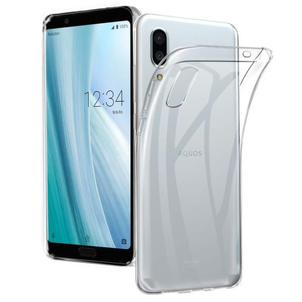  AQUOS sense3 Plusp\tgP[X TPUیP[XEJo[ ϏՌ NAP[X SH-RM11Ή