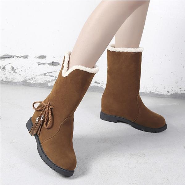 ムートンブーツ 厚底 インヒール 大きなサイズ リボン 付き 2way 筒折り可 防寒 保温 防滑 あったか ふわふわ 3色 4サイズ Buyee Buyee 日本の通販商品 オークションの代理入札 代理購入