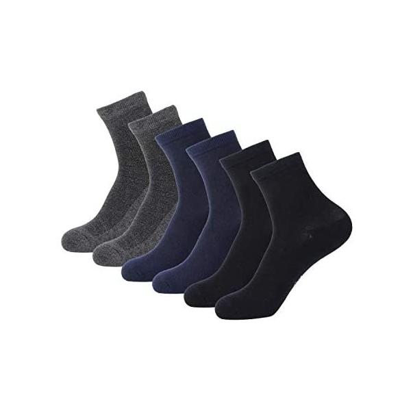 強力消臭靴下 ミドル丈ソックス 6足組セット