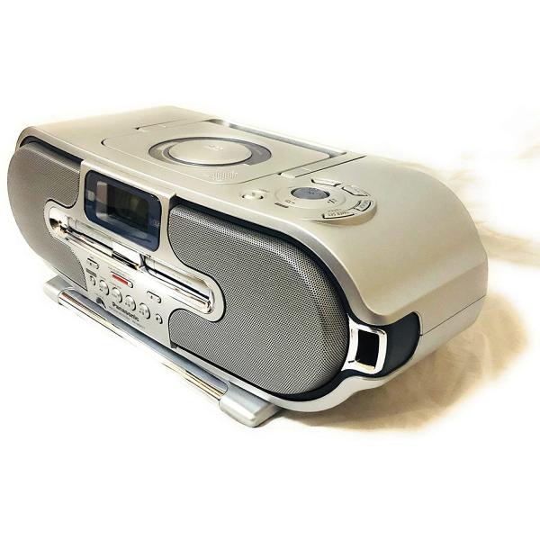 パナソニック オーディオ機器 Cd Md カセットam Fmラジオデッキ ラジ シルバー Panasonic シルバー ロイヤルグローブ Cdラジカセ パーソナルmdシステム Rx Mdx77 S