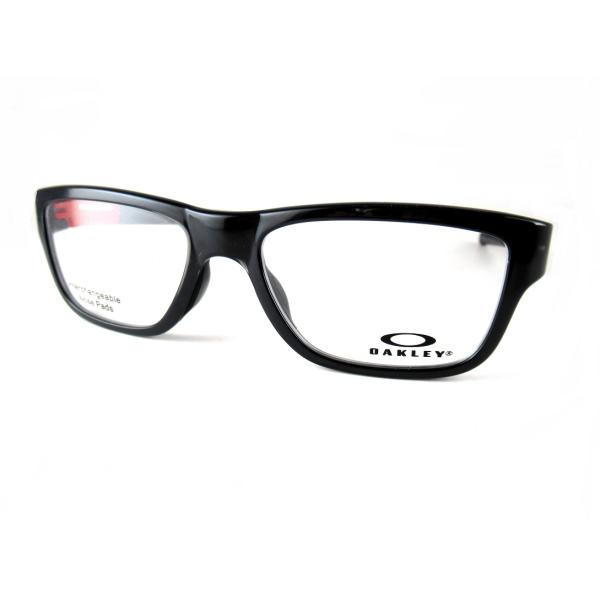 アクティブスポーツにオークリーOAKLEYアイウェアー　フィット感抜群　度付眼鏡　メガネフレーム　送料無料　新品正規品　軽量　アジアンフィット　スペア交換ノーズパッド付属　スクエア