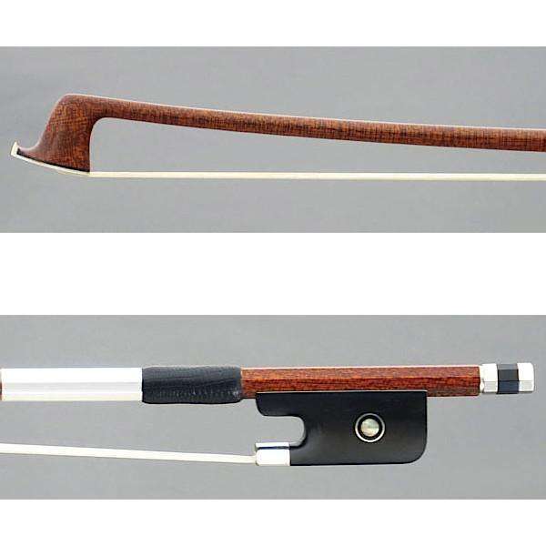 ル・カルボーヌビオラ弓 （木目カーボン ） BVO-202CBW・木目カーボン弓。