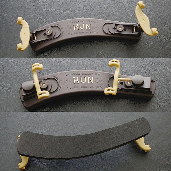 KUN 分数 バイオリン肩当て コラプシブル 1/2＆3/4 子供用 : ロイヤル