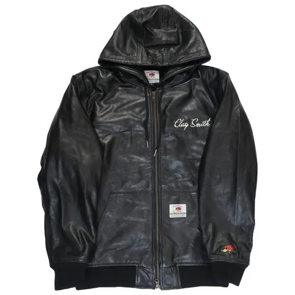 在庫あり 即納】Lサイズ CLAY SMITH クレイスミス REGULAR 防風 レザー