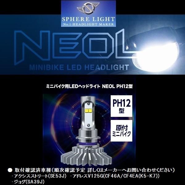 SPHERE LIGHT(スフィアライト) ミニバイク用 LEDヘッドライト NEOL