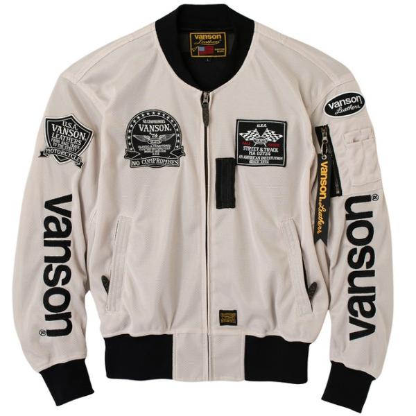 バンソン VANSON TVS2402S メッシュ ジャケット Amazon.co.jp: [バンソン] MA-1ジャケット メッシュ MA-1