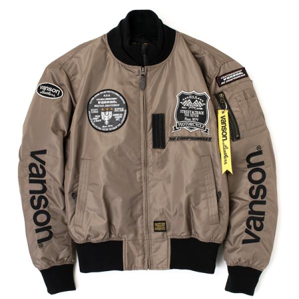vanson ベージュジャケット Mサイズ Amazon | VANSON/バンソン NYLON JACKET/ナイロンジャケット
