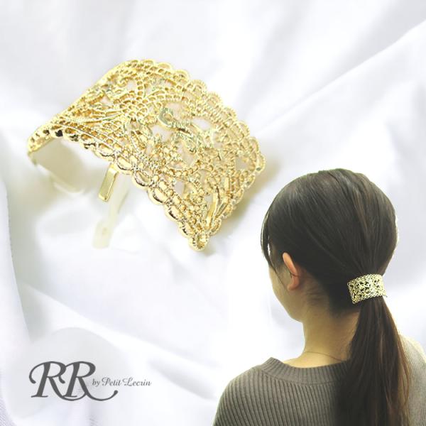 ポニーフック 大きめ ポニーテールフック 結婚式 パーティー ヘアカフス ヘアカフ ヘアゴム 豪華