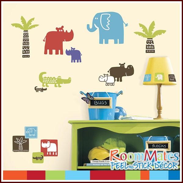 壁紙 シール ウォールステッカー Safari Blocks サファリブロック ルームメイツ 正規販売店 Rmk1628scs Echizen Galo 通販 Yahoo ショッピング