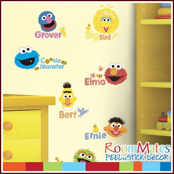 壁紙 シール ウォールステッカー Sesame Street Scribbles セサミストリートスクリブル ルームメイツ 正規販売店 Rmk1866scs Echizen Galo 通販 Yahoo ショッピング