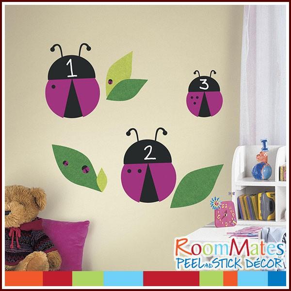 壁紙 シール ウォールステッカー One Decor Lady Bugs Chalkboard レディバグチョークボード ルームメイツ 正規販売店 Rmk1953gm Echizen Galo 通販 Yahoo ショッピング