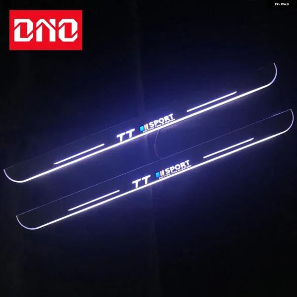 並行輸入品 アウディ TT 2006スポーツカーアクセサリー用 トリム ペダル LED カーライトドアシル スカッフプレート パスウェイダイナミックストリーマー