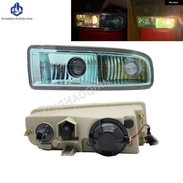 並行輸入品 レクサス LX470 1998 - 2007 フォグランプ LED フォグライト ヘッドライト レンズ ペア バンパー ライト クリア 81040-