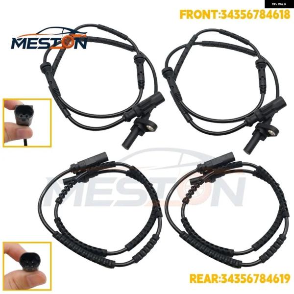 並行輸入品 BMW E89 Z4 2009 - 2016 フロント/左リア/右 ABS ホイールスピードセンサー 車部品 4個 34356784618 3435